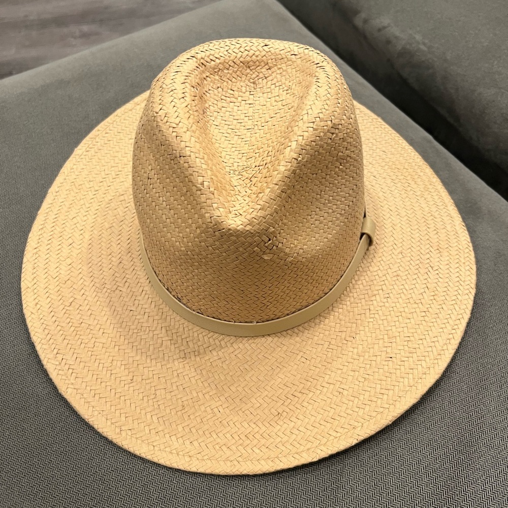 JustFab Tan Straw Hat